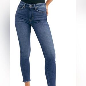 Free People High Rise Blue Jeans